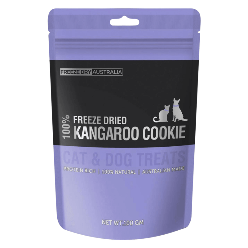 Freeze Dried Cat & Dog Treat - Kangaroo Cookie - 100 g - J & J Pet Club - FREEZE DRIED AUSTRALIA
