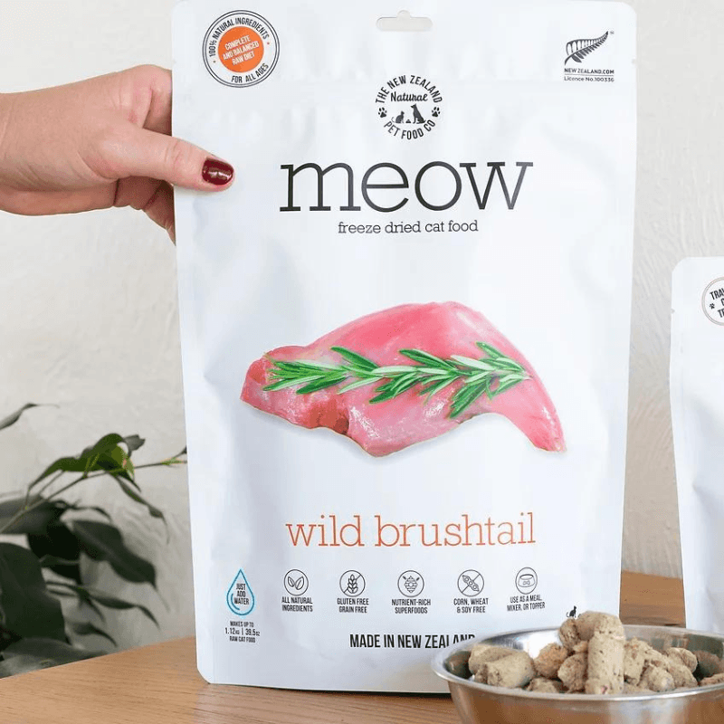 Freeze Dried Cat Food - Wild Brushtail Recipe - J & J Pet Club - Meow