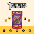 Freeze Dried Cat Treat - Beef Heart Chops - 20 g - J & J Pet Club - Benny Bully's