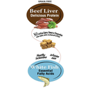 Freeze Dried Cat Treat - Beef Liver & Real Fish - 25 g - J & J Pet Club - Benny Bully's
