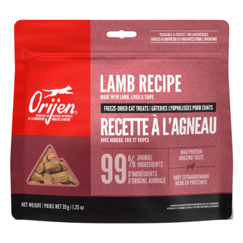 Freeze-Dried Cat Treats, Lamb Recipe - 35 g / 1.25 oz - J & J Pet Club - Orijen