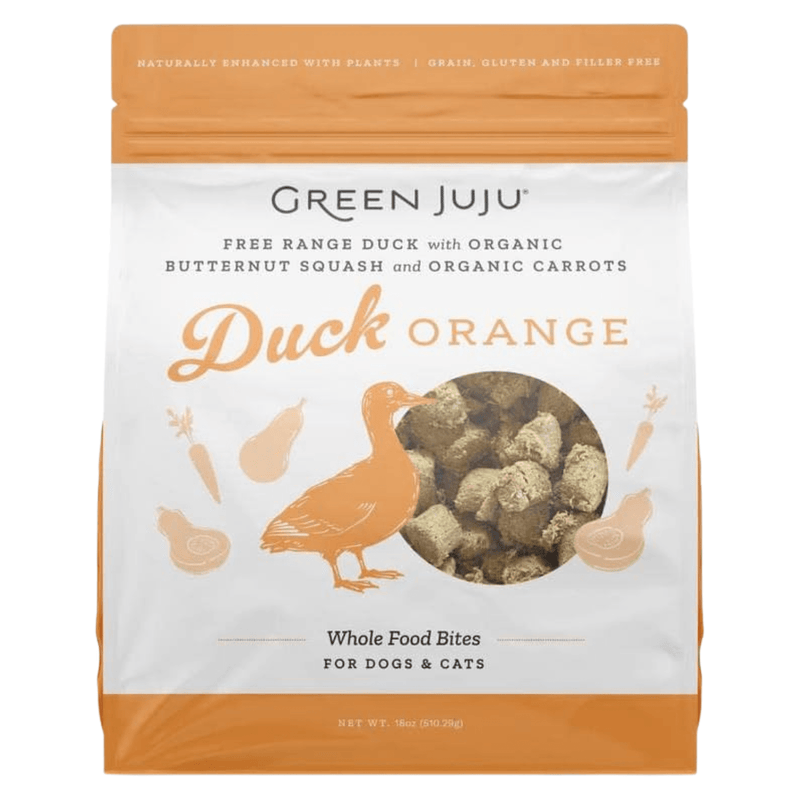 Freeze Dried Dog & Cat Treat - Duck Orange - J & J Pet Club - GREEN JUJU