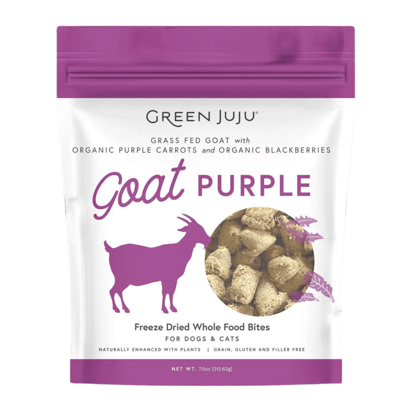 Freeze Dried Dog & Cat Treat - Goat Purple - J & J Pet Club - GREEN JUJU