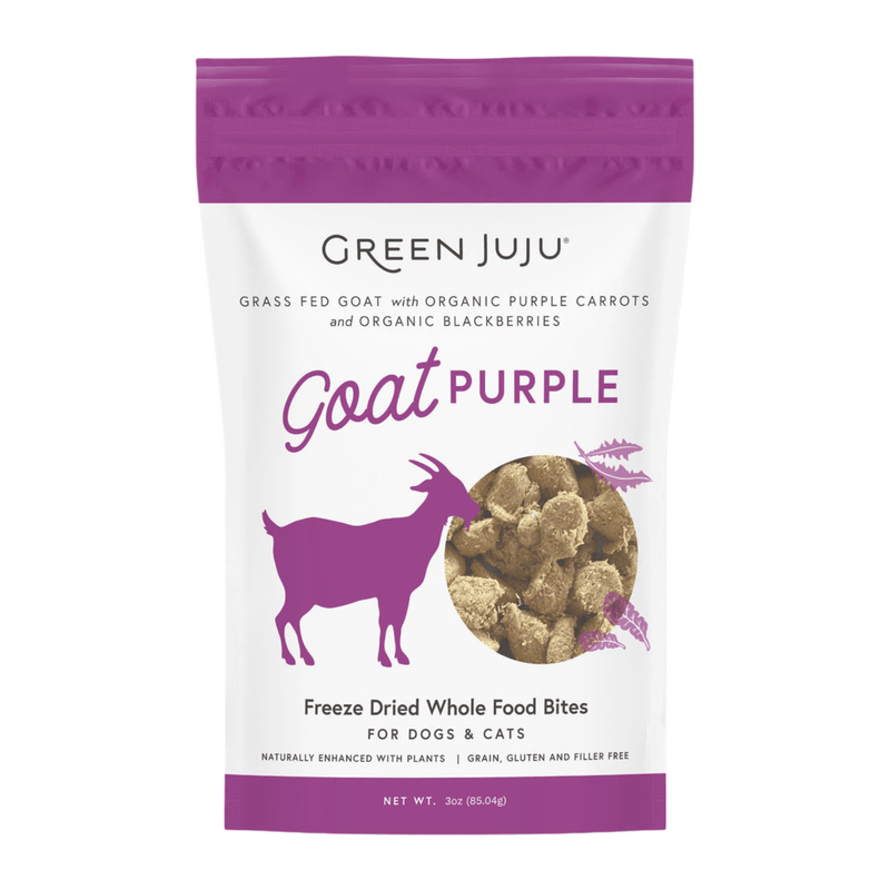 Freeze Dried Dog & Cat Treat - Goat Purple - J & J Pet Club - GREEN JUJU