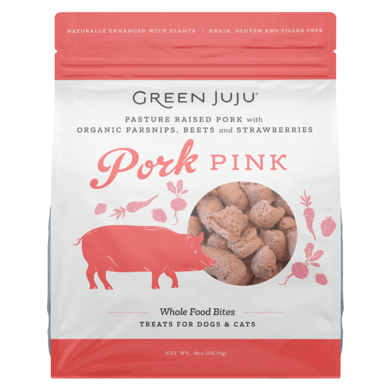 Freeze Dried Dog & Cat Treat - Pork Pink - J & J Pet Club - GREEN JUJU