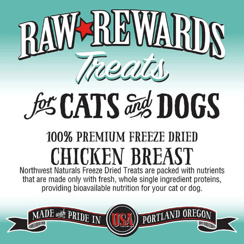 Freeze Dried Dog & Cat Treat - RAW REWARDS - Chicken Breast - J & J Pet Club