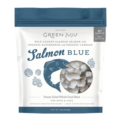 Freeze Dried Dog & Cat Treat - Salmon Blue - J & J Pet Club - GREEN JUJU