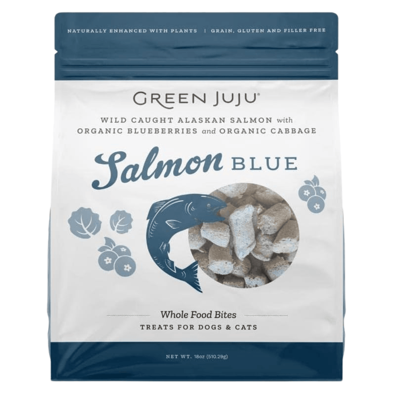 Freeze Dried Dog & Cat Treat - Salmon Blue - J & J Pet Club - GREEN JUJU