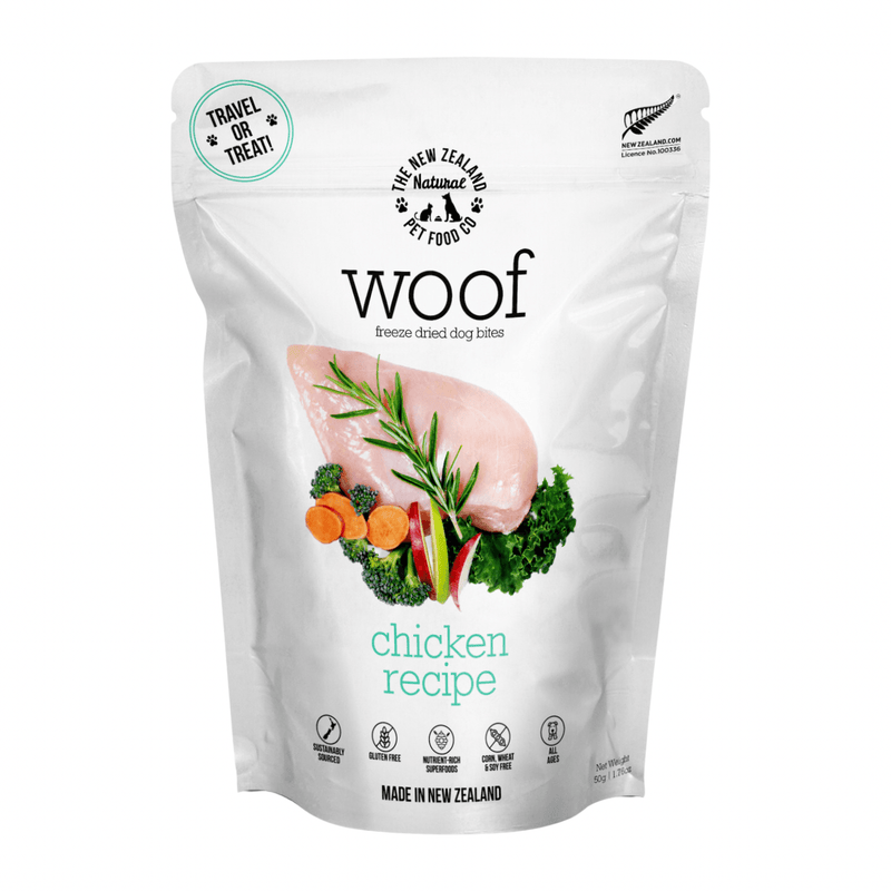 Freeze Dried Dog Food - Chicken Recipe - J & J Pet Club - WOOF