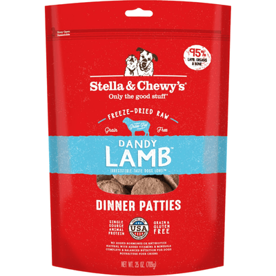 *(Please Use By 2026-10-27)* Freeze Dried Dog Food - Dandy Lamb - Dinner Patties - 25 oz