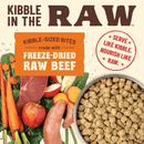 Freeze Dried Dog Food - KIBBLE IN THE RAW - Beef Recipe with Organic Vegetables - J & J Pet Club - Primal