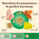 Freeze Dried Dog Food - KIBBLE IN THE RAW - SMALL BREED Chicken Recipe with Organic Vegetables - J & J Pet Club - Primal