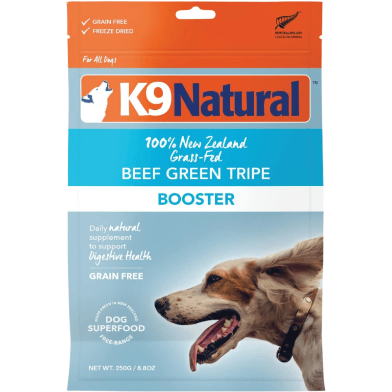 Freeze Dried Dog Food Topper - Beef Green Tripe Booster - J & J Pet Club - K9 Natural