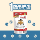 Freeze Dried Dog Food Topper - LiverMix - Crumbs & Powder Beef Liver - 70 g - J & J Pet Club - Benny Bully's