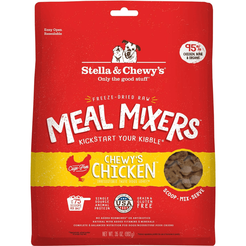 Freeze Dried Dog Food Topper - MEAL MIXERS - Chewy's Chicken - J & J Pet Club - Stella & Chewy's