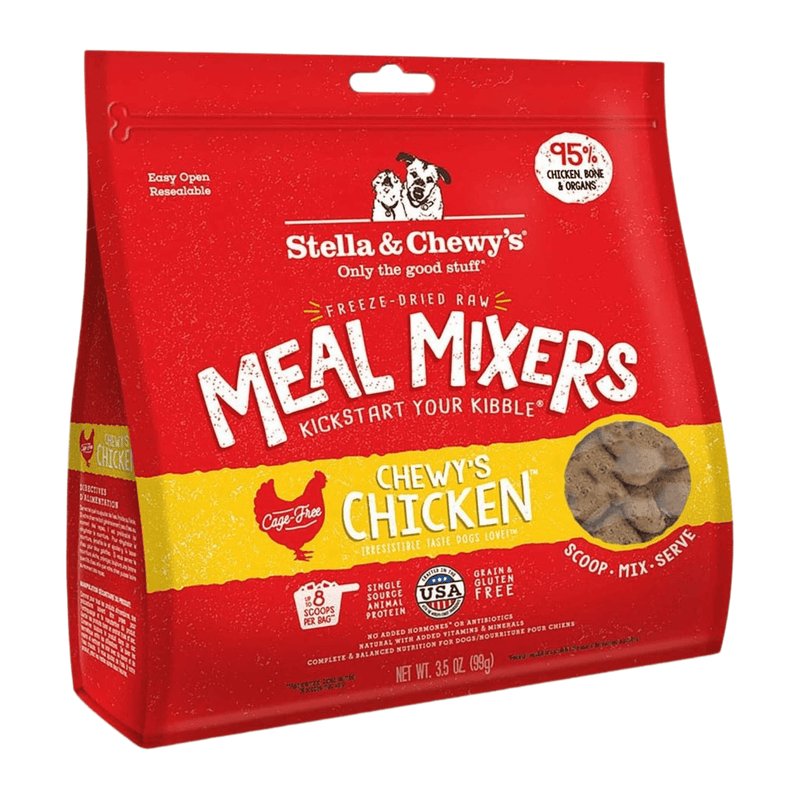 Freeze Dried Dog Food Topper - MEAL MIXERS - Chewy's Chicken - J & J Pet Club - Stella & Chewy's