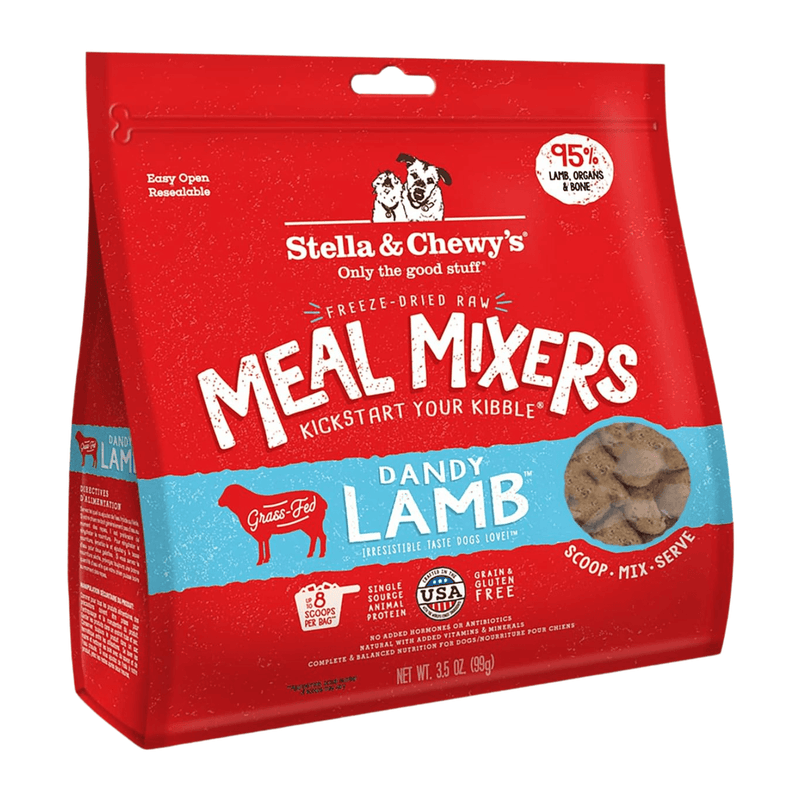 Freeze Dried Dog Food Topper - MEAL MIXERS - Dandy Lamb - J & J Pet Club - Stella & Chewy's