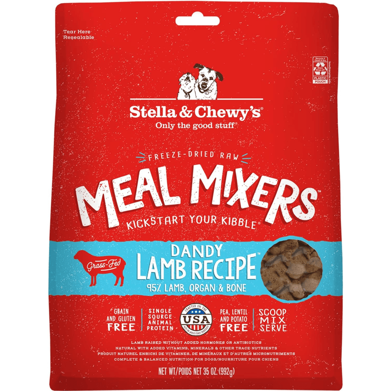 Freeze Dried Dog Food Topper - MEAL MIXERS - Dandy Lamb - J & J Pet Club - Stella & Chewy's