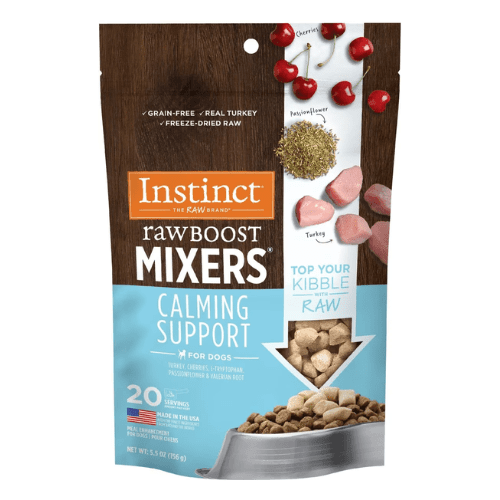Freeze Dried Dog Food Topper - Raw Boost Mixers - Calming Support - 5.5 oz - J & J Pet Club - Instinct