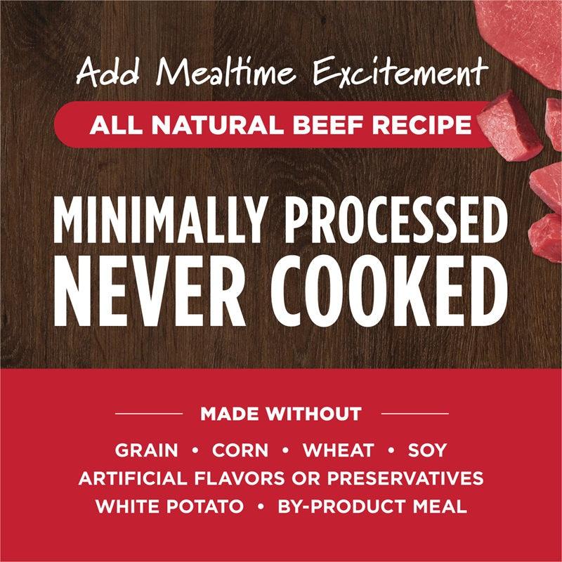 Freeze Dried Dog Food Topper - Raw Boost Shakers - All Natural Beef - 5.5 oz - J & J Pet Club - Instinct