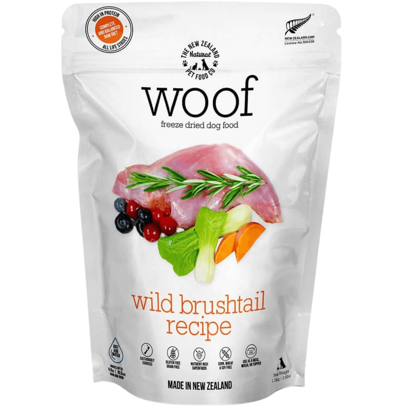 Freeze Dried Dog Food - Wild Brushtail Recipe - J & J Pet Club - WOOF