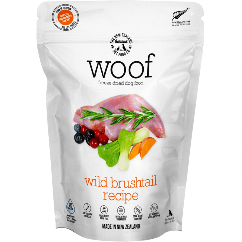 Freeze Dried Dog Food - Wild Brushtail Recipe - J & J Pet Club - WOOF