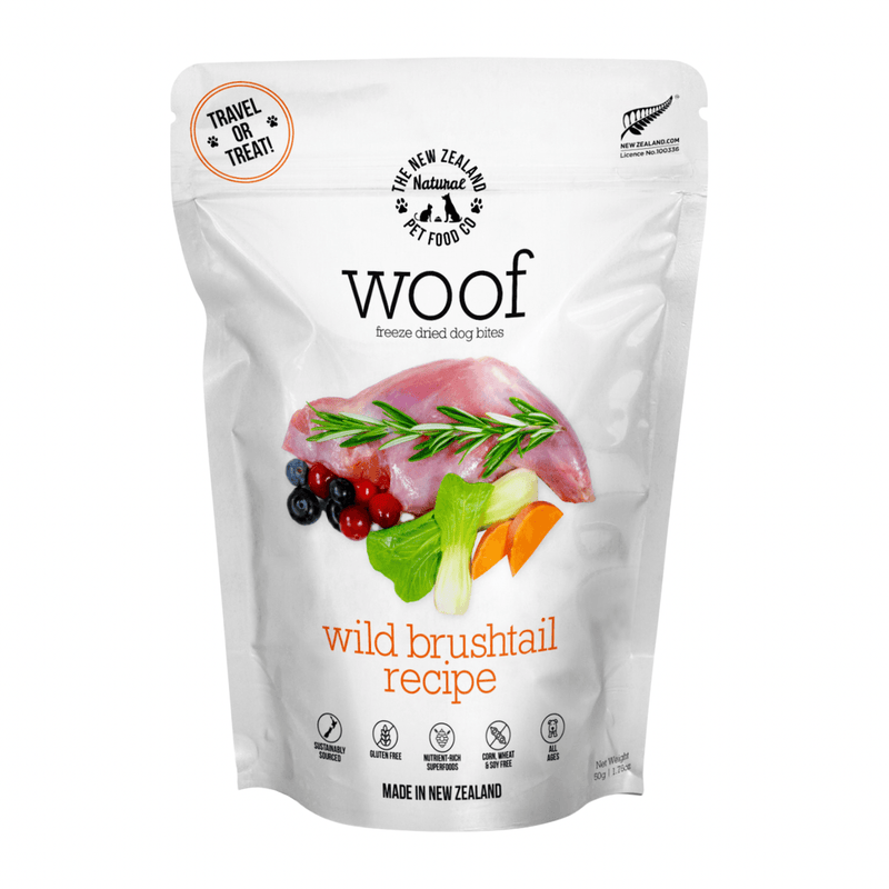 Freeze Dried Dog Food - Wild Brushtail Recipe - J & J Pet Club - WOOF