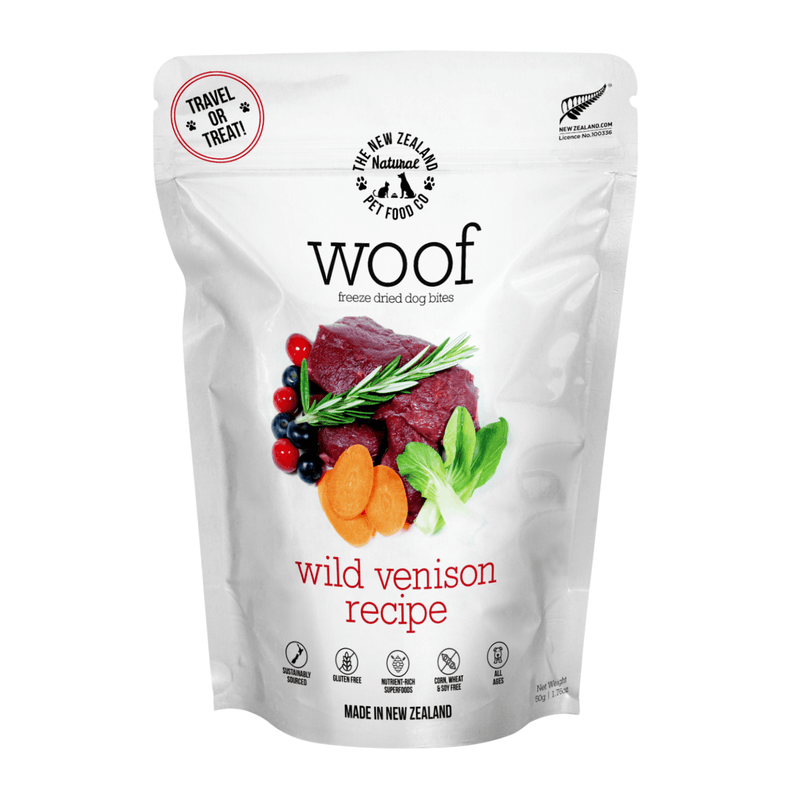 Freeze Dried Dog Food - Wild Venison Recipe - J & J Pet Club - WOOF