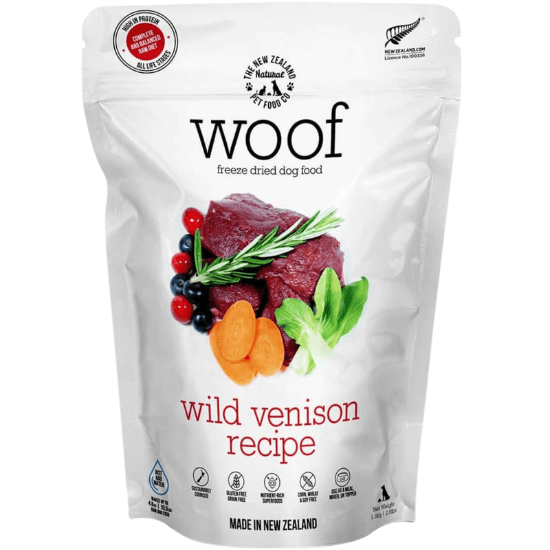 Freeze Dried Dog Food - Wild Venison Recipe - J & J Pet Club - WOOF