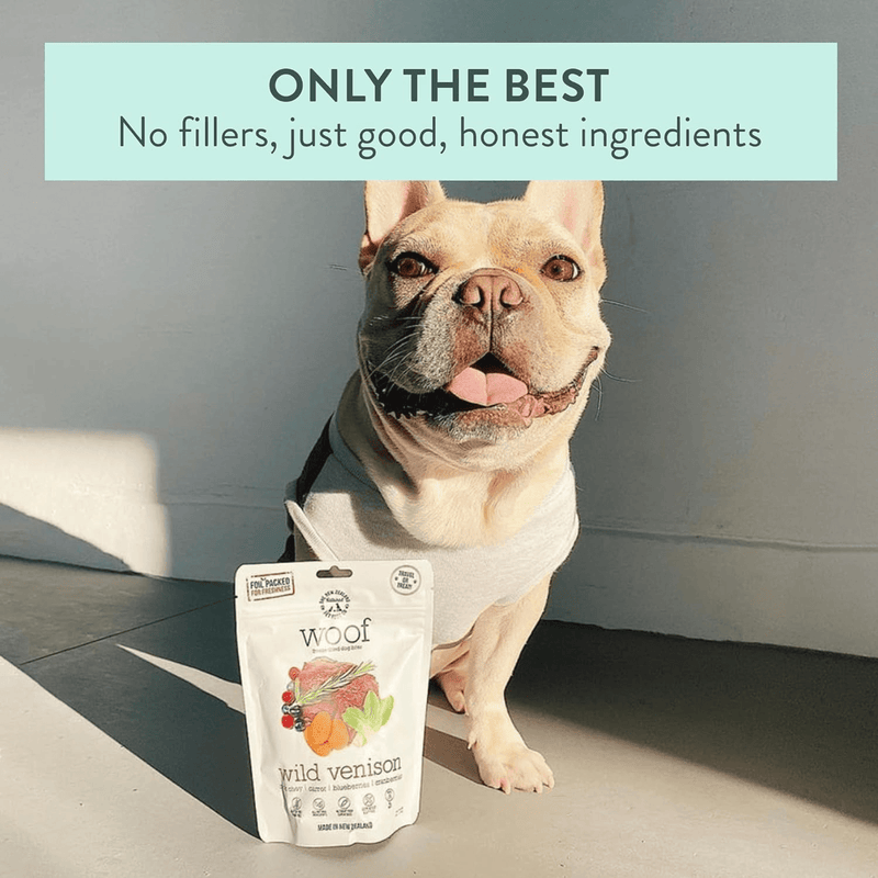 Freeze Dried Dog Food - Wild Venison Recipe - J & J Pet Club - WOOF