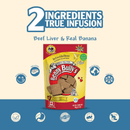 Freeze Dried Dog Treat - Beef Liver & Real Banana - 58 g - J & J Pet Club - Benny Bully's