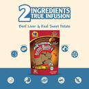 Freeze Dried Dog Treat - Beef Liver & Real Sweet Potato - 58 g - J & J Pet Club - Benny Bully's