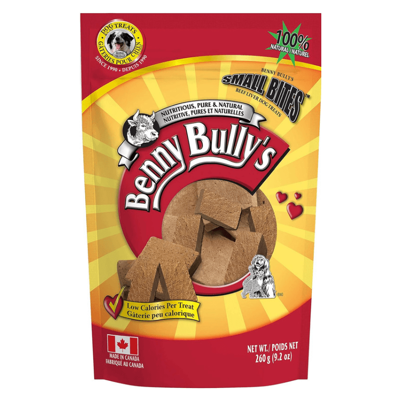 Freeze Dried Dog Treat - Beef Liver Chops Small Bites - 260 g - J & J Pet Club - Benny Bully's