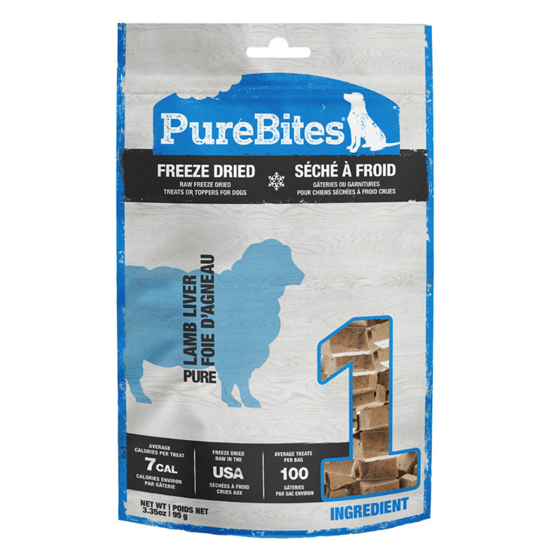 Freeze Dried Dog Treat - Lamb Liver - J & J Pet Club - Purebites