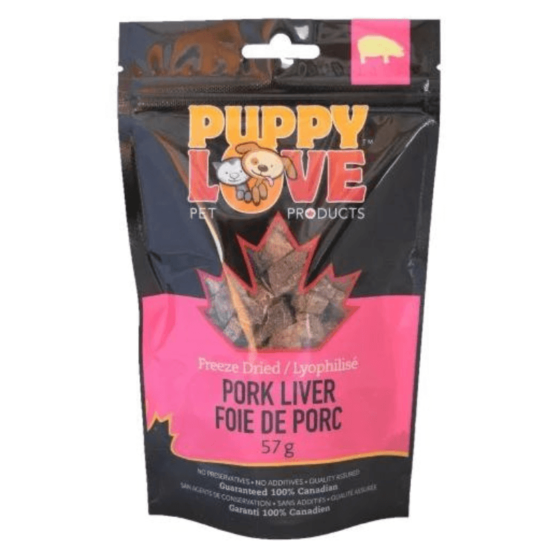 Freeze Dried Dog Treat - Pork Liver - J & J Pet Club - Puppy Love