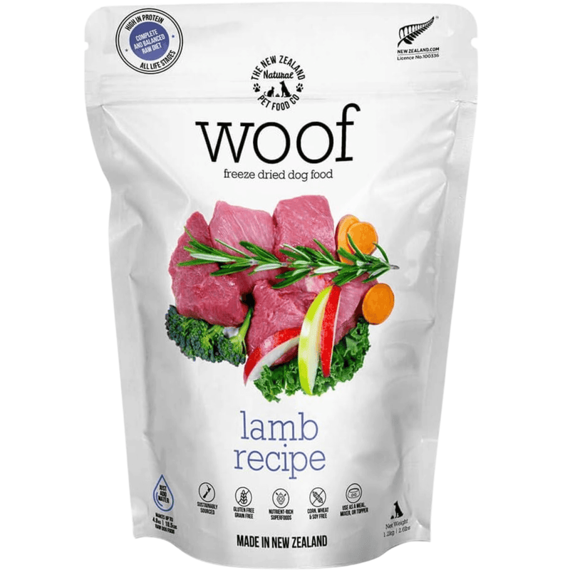 Freeze Dried Raw Dog Food - Lamb Recipe - J & J Pet Club - WOOF