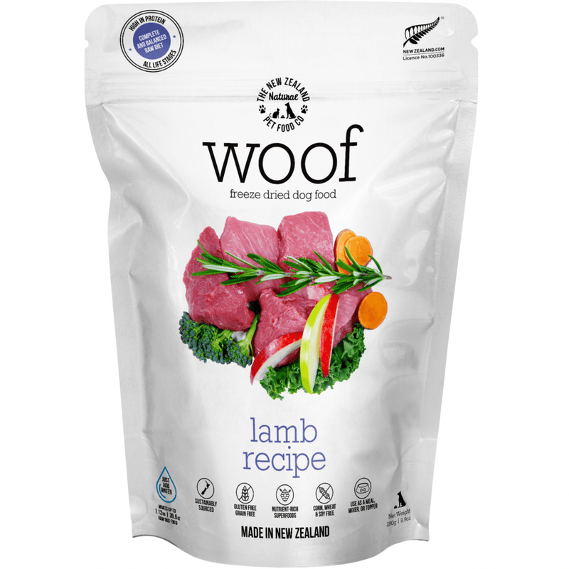 Freeze Dried Raw Dog Food - Lamb Recipe - J & J Pet Club - WOOF