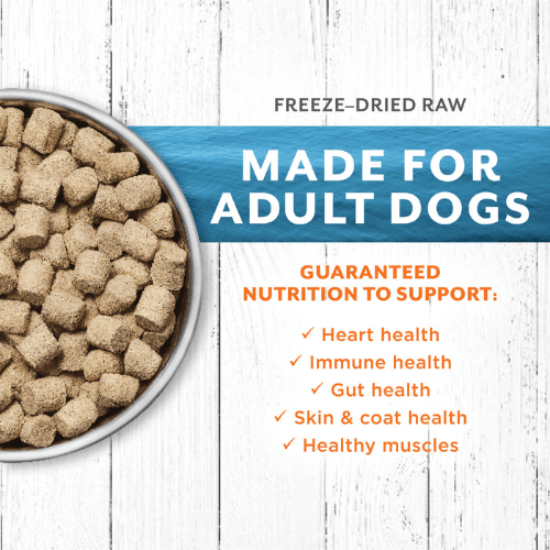 Freeze Dried Raw Dog Food - LONGEVITY - Wild Caught Alaskan Pollock Bites For Adult Dogs - 9.5 oz - J & J Pet Club