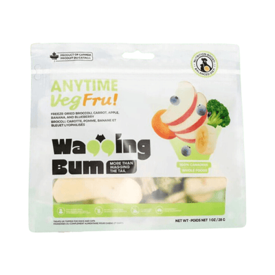 Freeze Dried Treat For Dogs & Cats - Vegetables & Fruits - 1 oz - J & J Pet Club - Wagging Bum