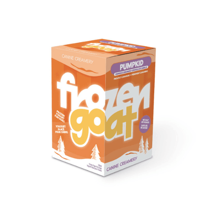 Frozen Goat Yogurt Treat for Dogs - Pumpkid - J & J Pet Club - Big Country Raw