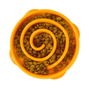 Fun Feeder Slo Bowl - Slow Feeder For Medium/ Mini Dogs - Orange - J & J Pet Club - Outward Hound