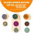 Fun Feeder Slo Bowl - Slow Feeder For Medium/ Mini Dogs - Orange - J & J Pet Club - Outward Hound