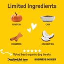 Human Grade Organic Dog Biscuit - Pumpkin & Chia - 300 g - J & J Pet Club - COOKIE PAL