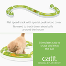 Interactive Cat Toy - Senses 2.0 Playground - PLAY CIRCUIT - 10" Flat Track - J & J Pet Club - Catit