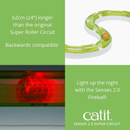 Interactive Cat Toy - Senses 2.0 Playground - SUPER CIRCUIT - 24" Flat + Wave Track - J & J Pet Club - Catit