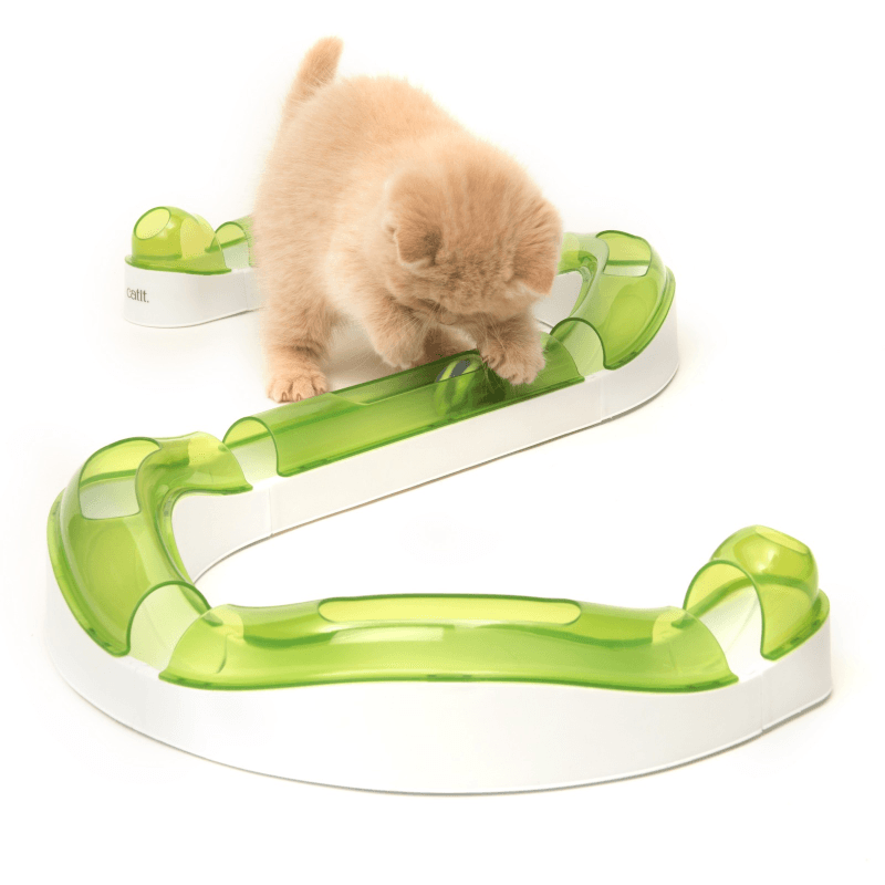 Interactive Cat Toy - Senses 2.0 Playground - WAVE CIRCUIT - 10" Wave Track - J & J Pet Club - Catit