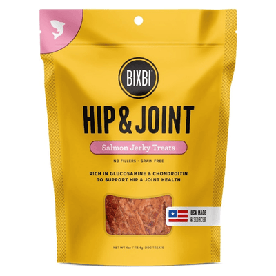 Jerky Dog Treat - HIP & JOINT - Salmon Jerky - J & J Pet Club - BIXBI