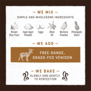 Long Lasting Chews, NO-HIDE, Venison Recipe Dog & Cat Treat Stix - 1.6 oz, pack of 10 - J & J Pet Club - Earth Animal