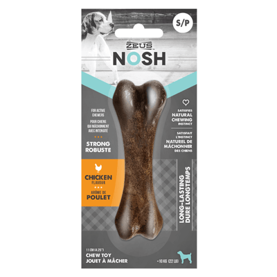 Long-Lasting Dog Chewing Toy, NOSH STRONG - Chicken Flavor - J & J Pet Club - Zeus