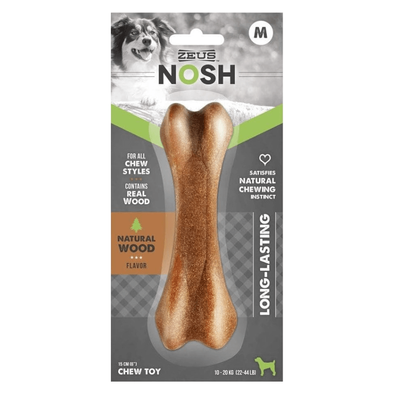 Long-Lasting Dog Chewing Toy, NOSH WOOD - Natural Wood Flavor - J & J Pet Club - Zeus